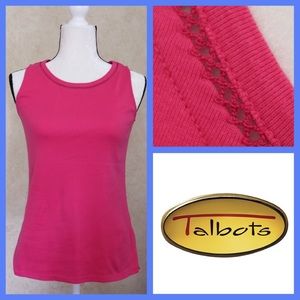 SALE! Talbots Sleeveless Round Neckline Top-